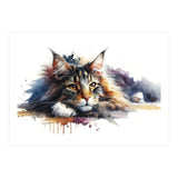 Maine Coon Resting Portrait (Print Only) thumbnail
