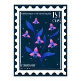Bedfordshire Bee Orchid Postage Stamp (Print Only) thumbnail