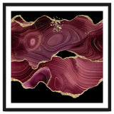 Burgundy & Gold Glitter Agate Texture 03 thumbnail