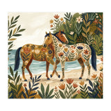 Horses In Blooming Paradise (Print Only) thumbnail