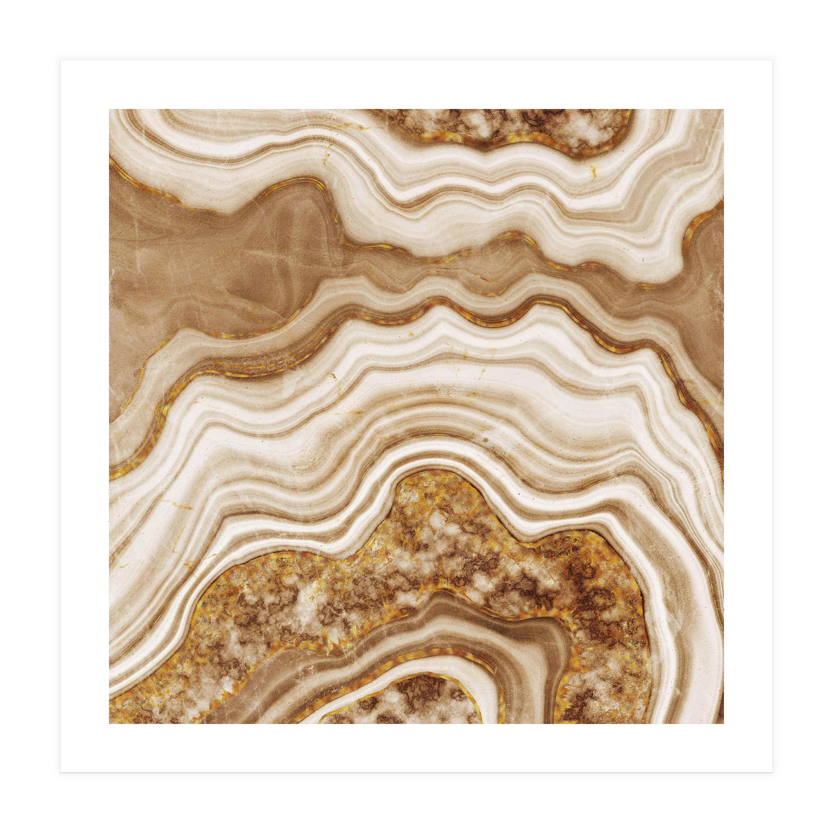 Golden Agate Texture 08 (Print Only)