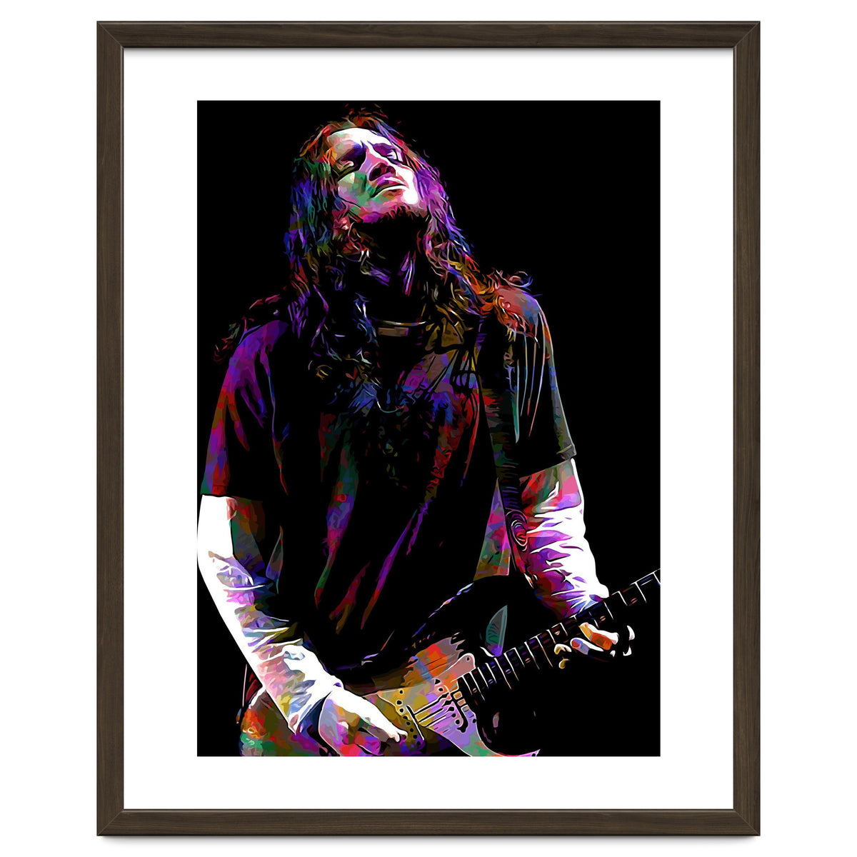 John Frusciante American Musician Guitarist Colorful