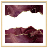 Burgundy & Gold Glitter Agate Texture 07 thumbnail