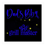 Dads Bbq The Grill Master  (Print Only) thumbnail