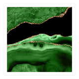 Green & Gold Agate Texture 13 (Print Only) thumbnail