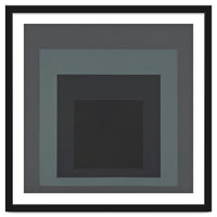 JOSEF ALBERS - HOMAGE TO THE SQUARE BLACK GREY