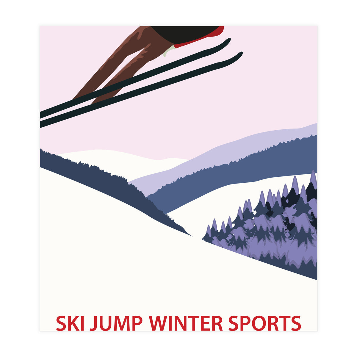 Ski Jump In Norway (Print Only)
