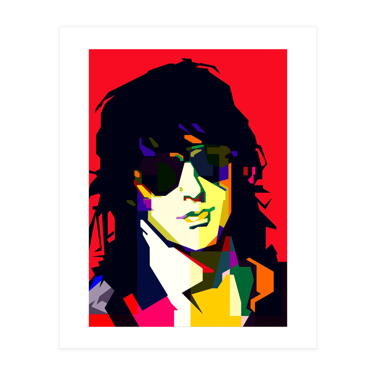 Izzy Stradlin Guitarist Pop Art WPAP (Print Only)