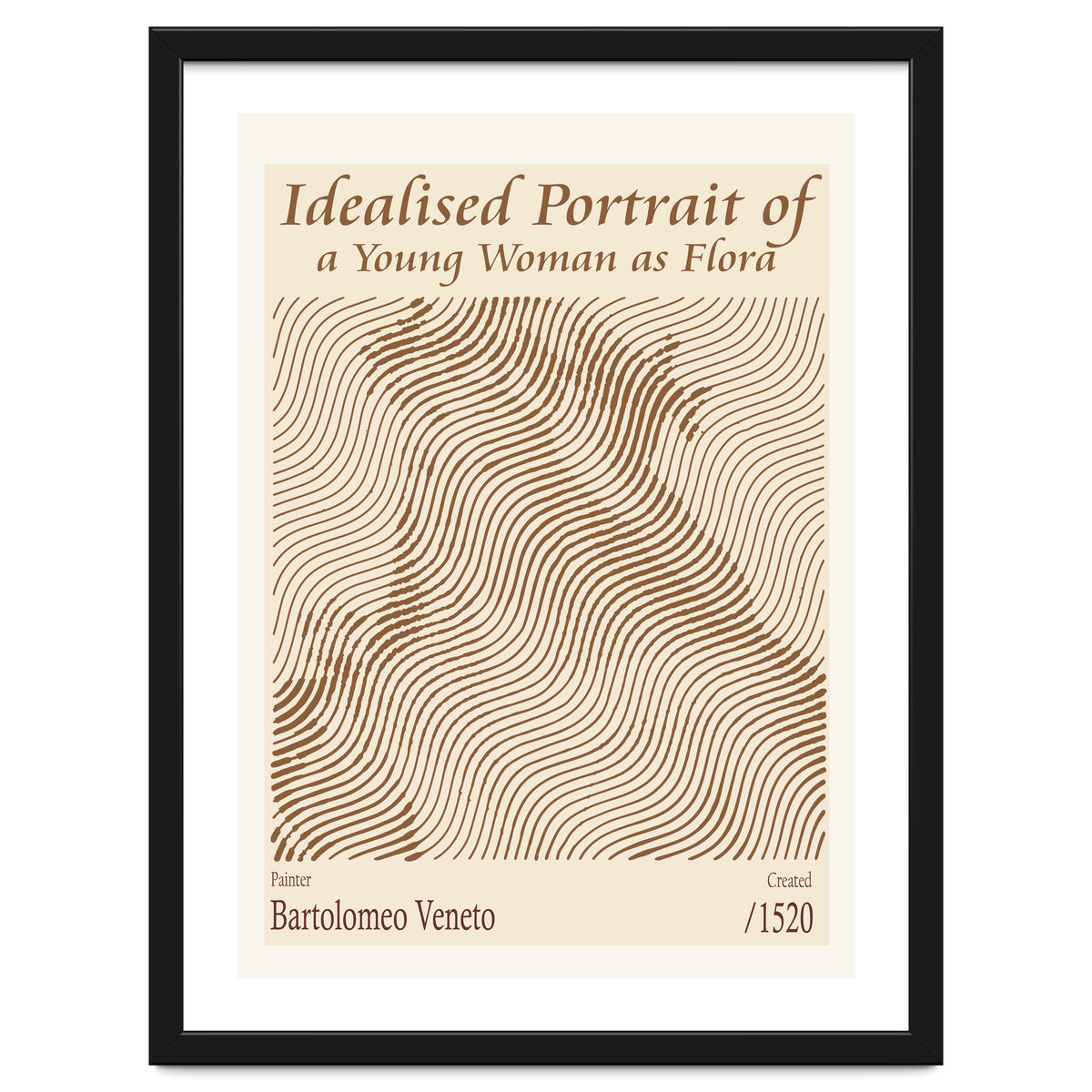 Idealised Portrait Of A Young Woman As Flora – Bartolomeo Veneto (1520)