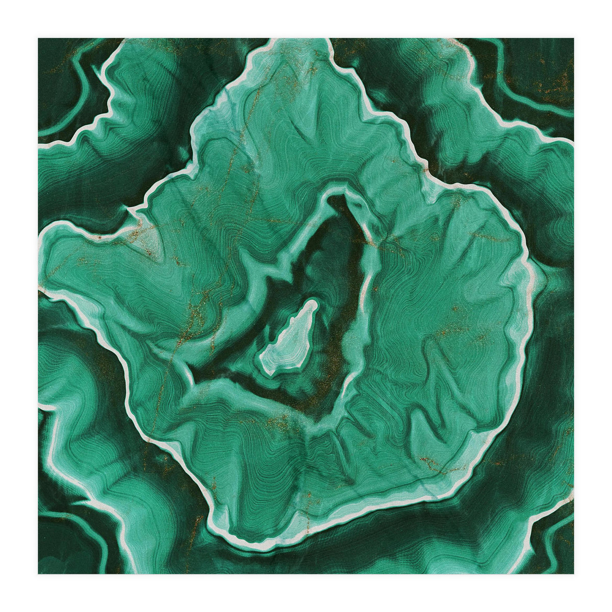 Malachite Texture 02 (Print Only)