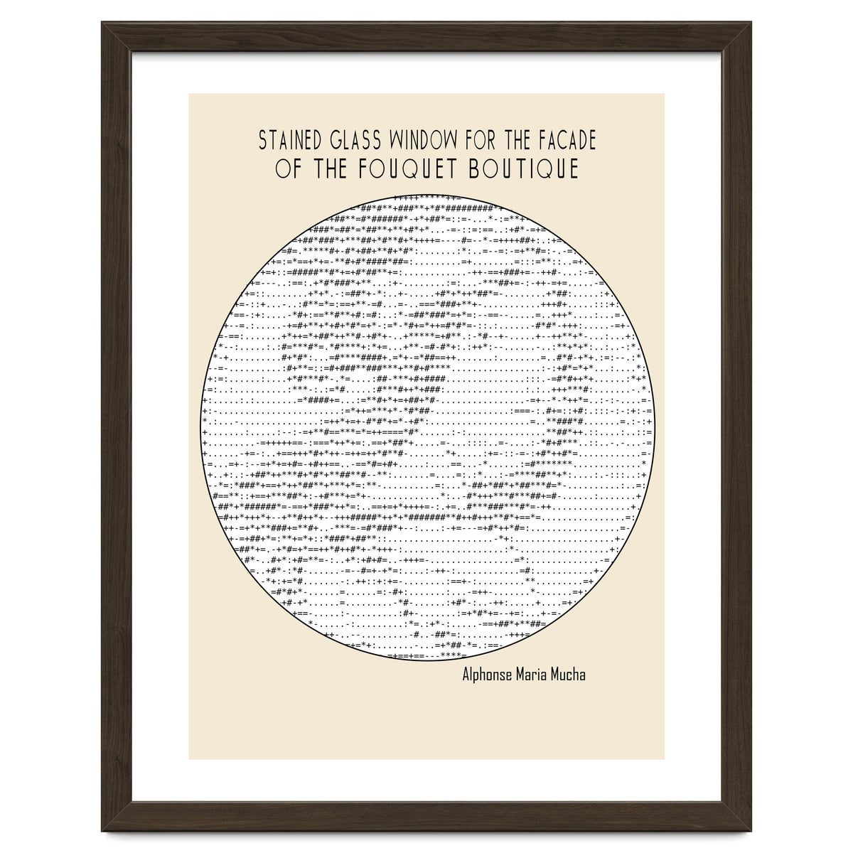 Stained Glass Window (ascii Art)