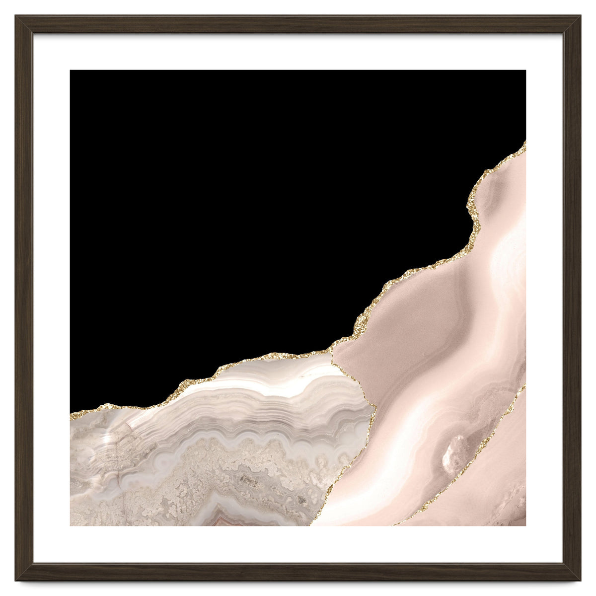 Ivory & Gold Agate Texture 04