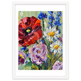 Vibrant Wildflower Meadow Oil Painting thumbnail