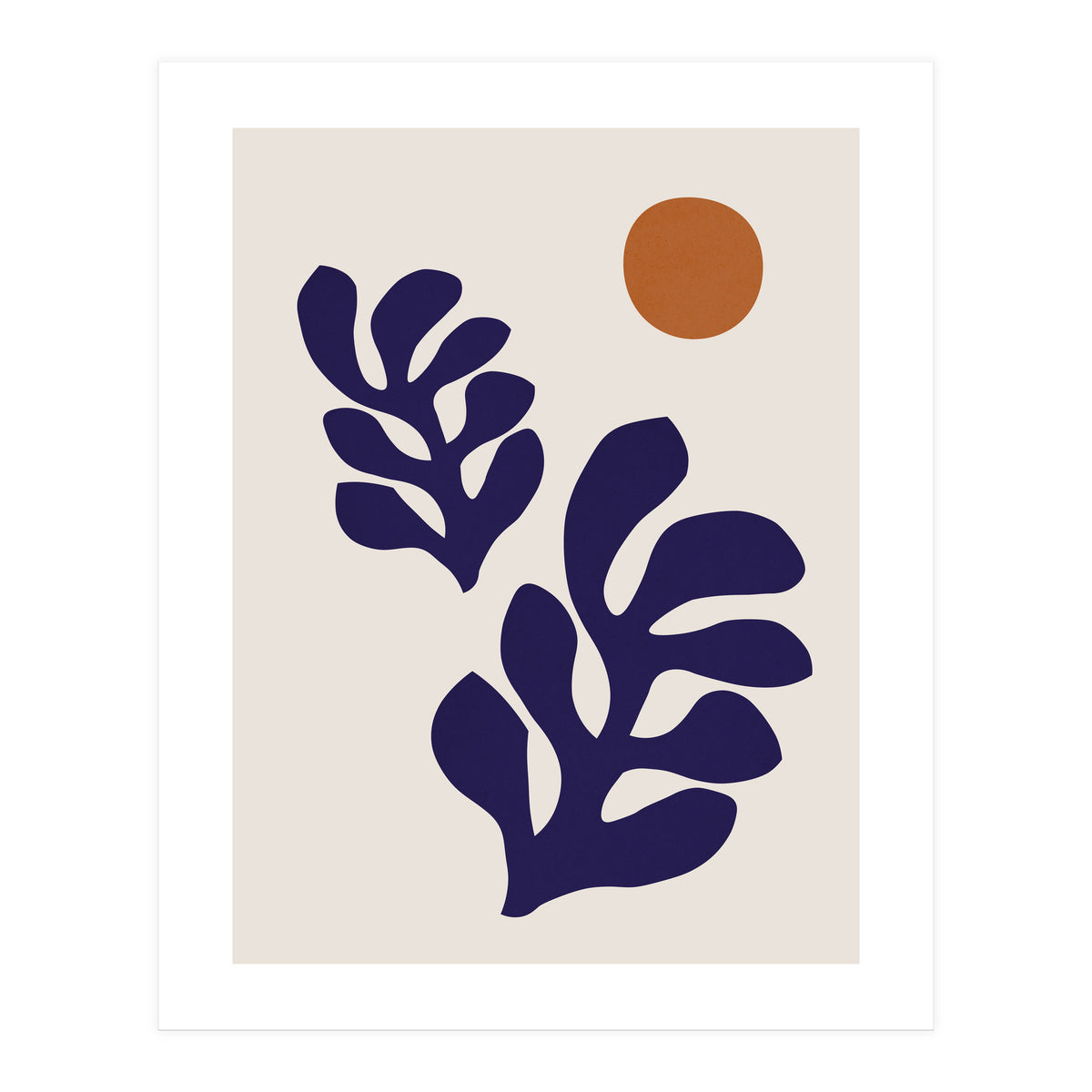 Floral matisse 4 (Print Only)