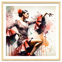 Scarlet Flamenco Side Pose