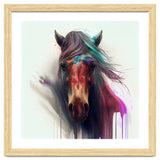 Wild Horse Face Portrait thumbnail