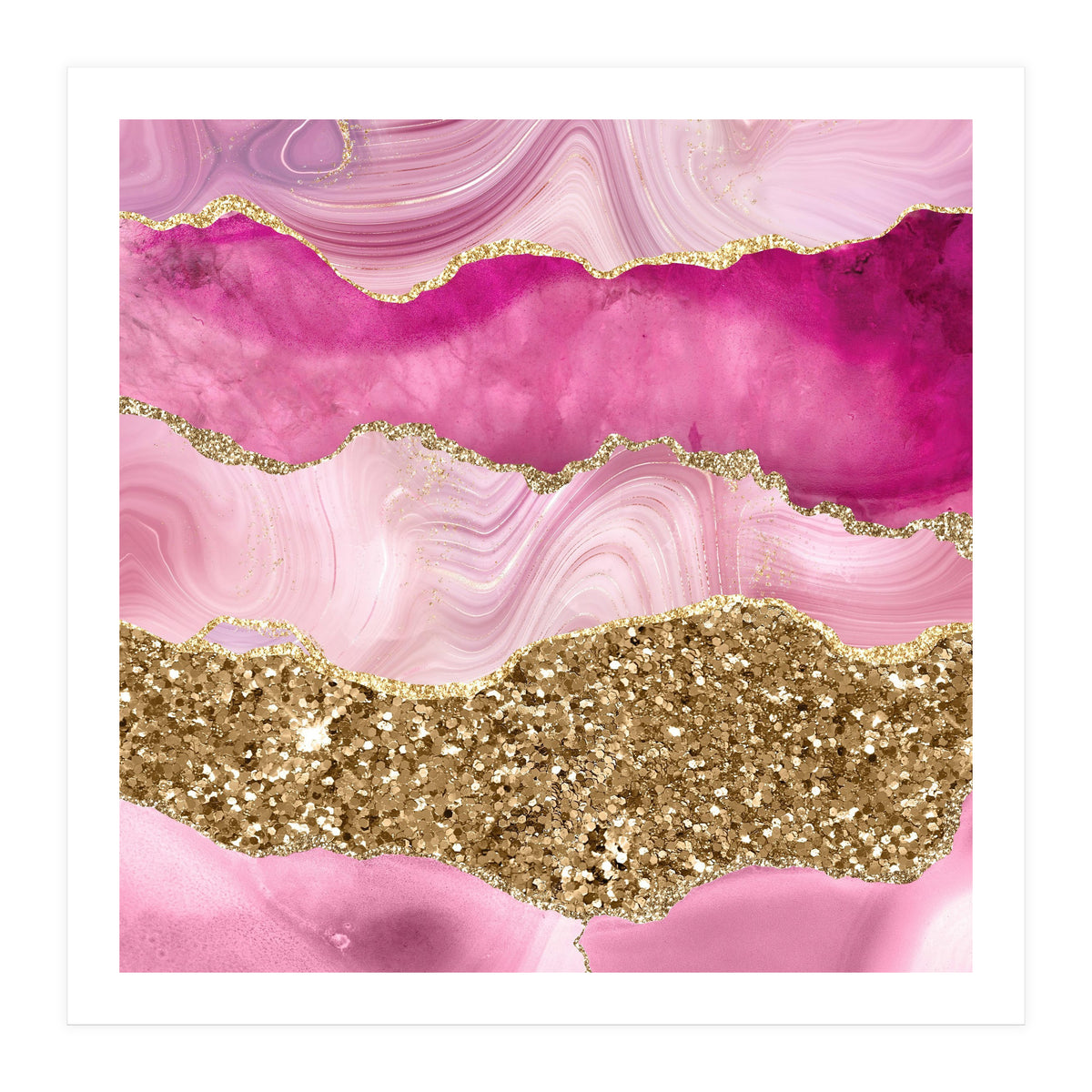Agate Glitter Dazzle Texture 17  (Print Only)