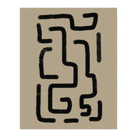 Minimalist Black Lines (Print Only)
