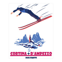 Ski Jump At Cortina Di Ampezzo (Print Only)