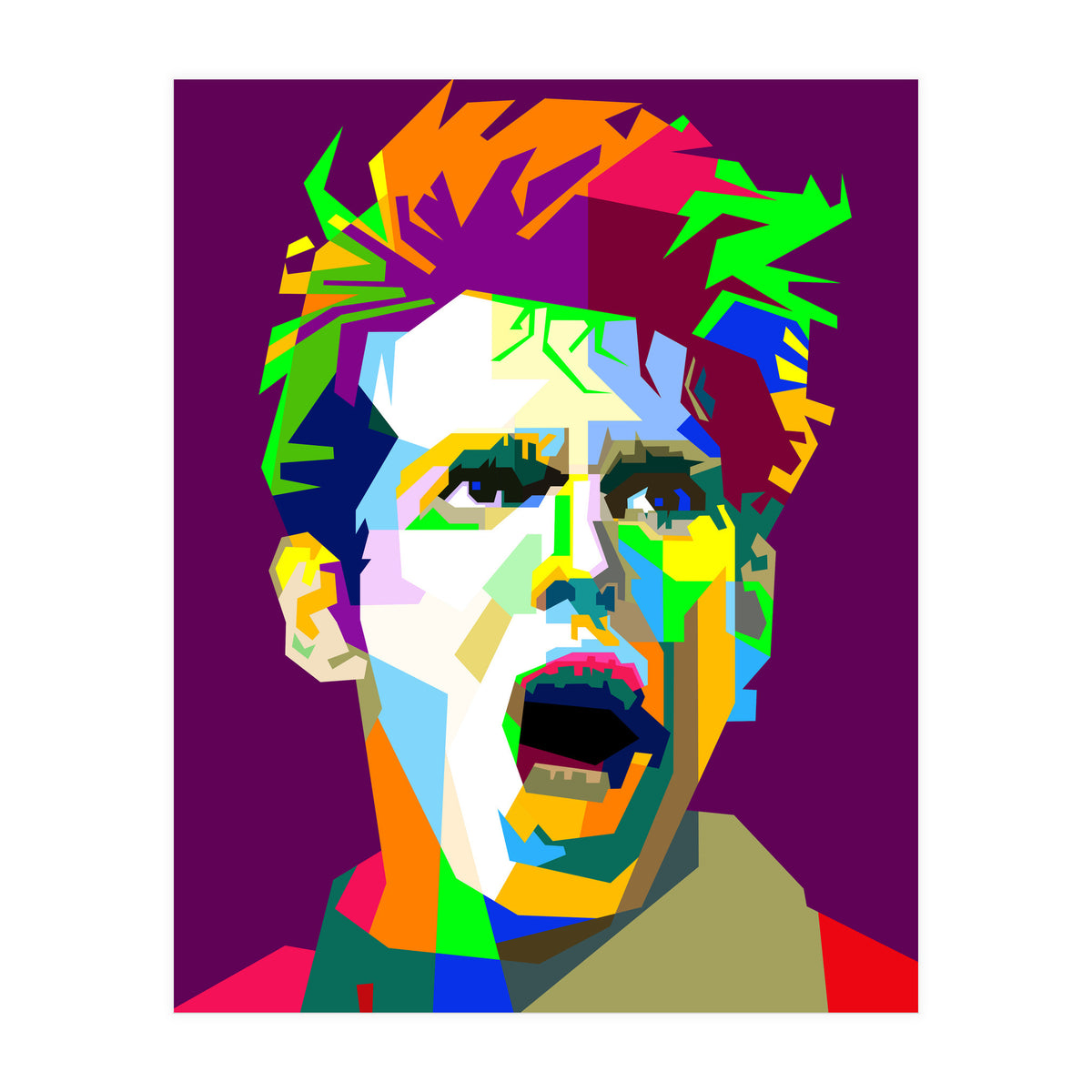 Ricardo Kaka Brazilian Football Pop Art WPAP (Print Only)
