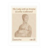 The Lady With An Ermine (cecilia Gallerani) – Leonardo Da Vinci (1489–1491) (Print Only) thumbnail