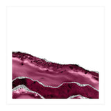 Burgundy & Silver Agate Texture 10 (Print Only) thumbnail