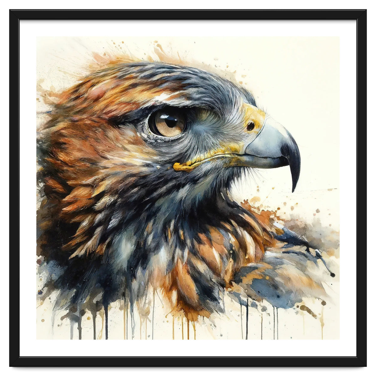 Eagle Gaze Across The Horizon