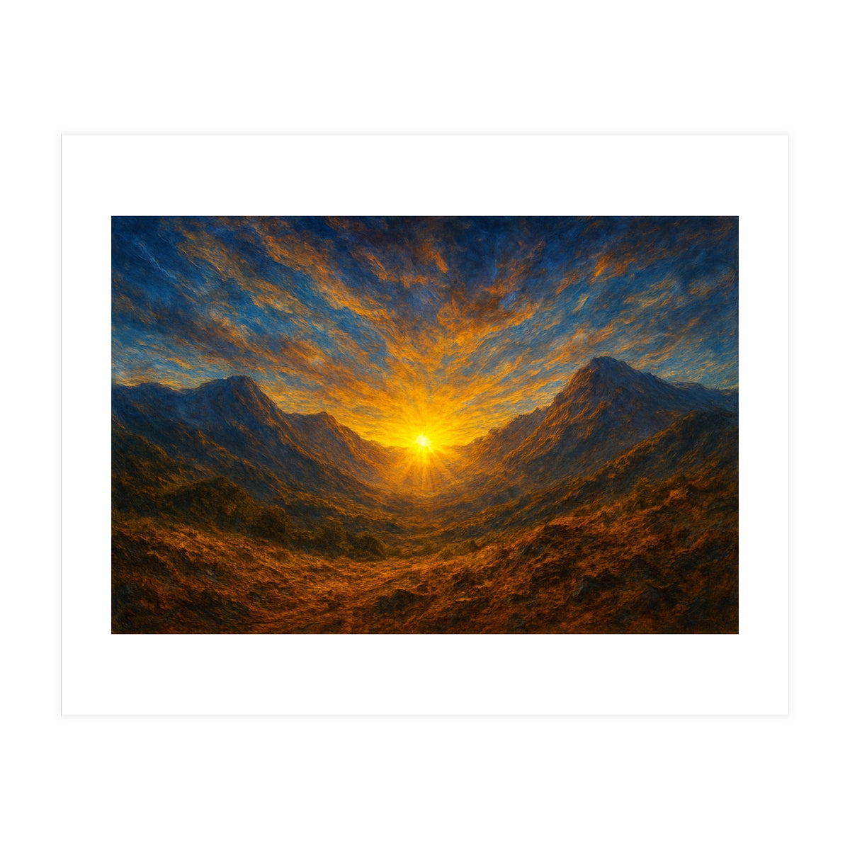 "Breath of the Mountains” From the collection “Symphony of the Elements” (Print Only)