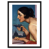 THE WOMAN OF THE GUN 1925-POSTER FOR THE SPANISH UNION OF EXPLOSIVES. thumbnail