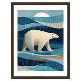 Polar Bear In The Blue Arctic thumbnail