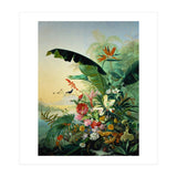 Fleurs exotique, 1836 Exotic flowers from tropical countries. Canvas, 162 x 121 cm. (Print Only) thumbnail