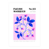 Magical Flowers No.25 Cobalt Strawberries (Print Only) thumbnail