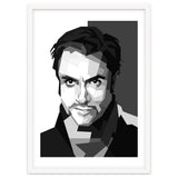 Simon Le Bon British Singer Black Illustration thumbnail