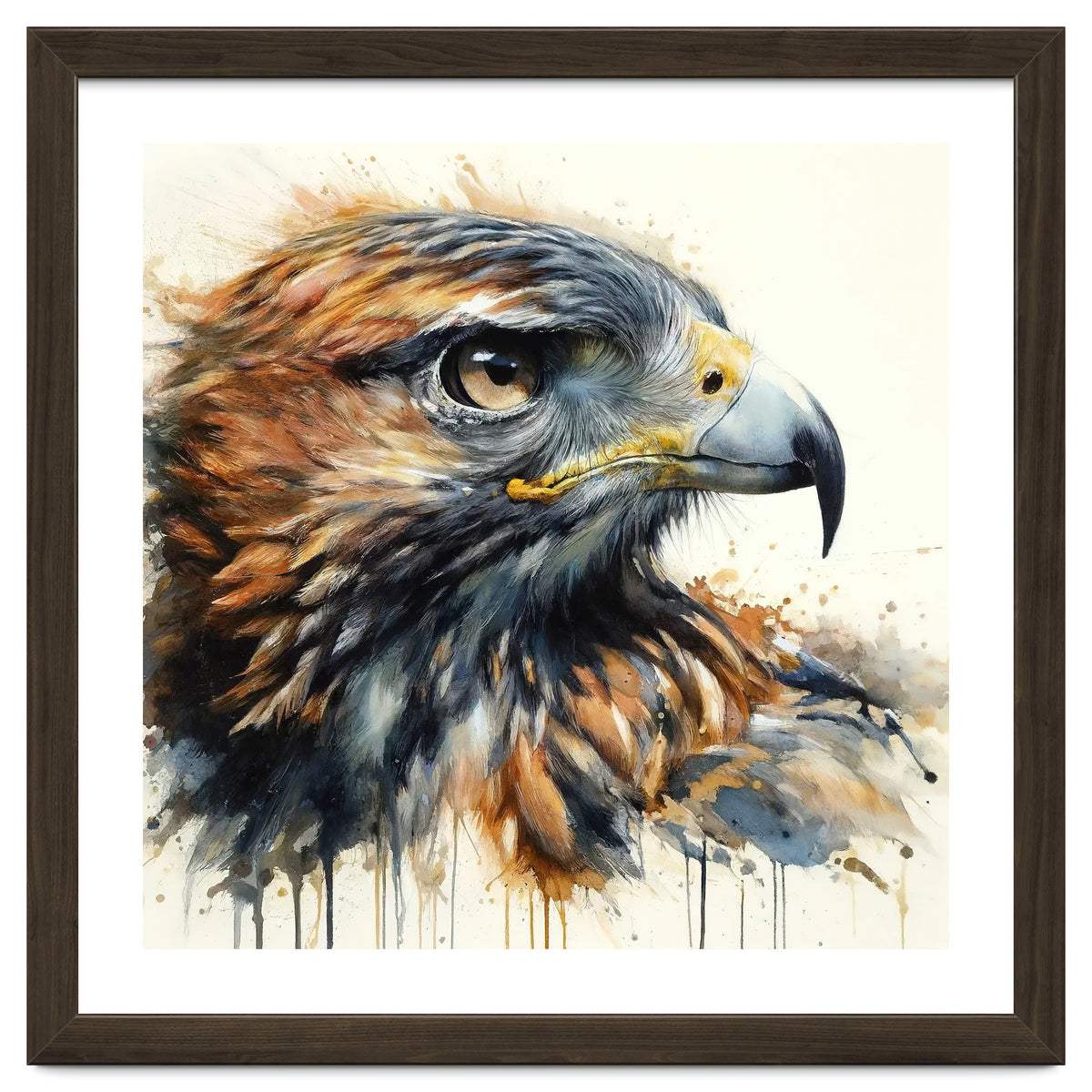 Eagle Gaze Across The Horizon