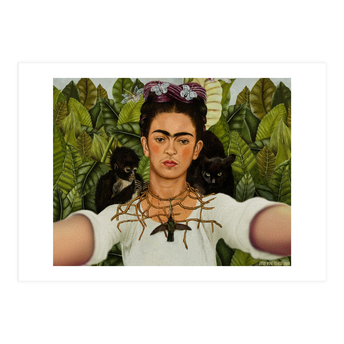 Frida Kahlo - Selfie (Print Only)