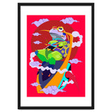 Knight Frog Pop Art Illustration thumbnail