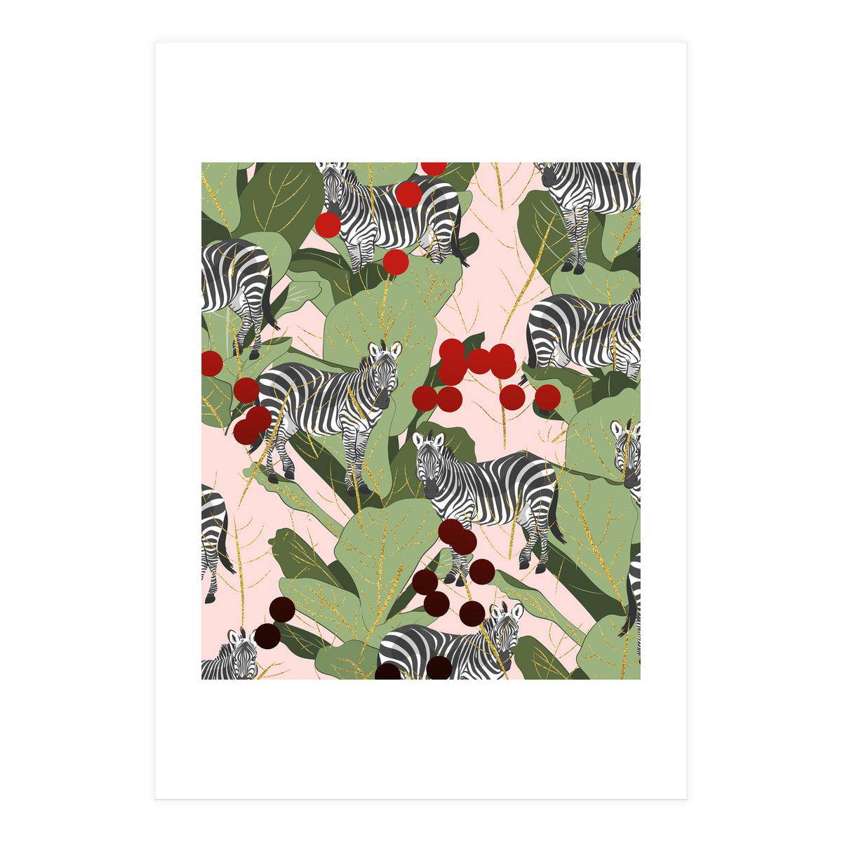 Zebra Harem #society6 #decor #buyart (Print Only)