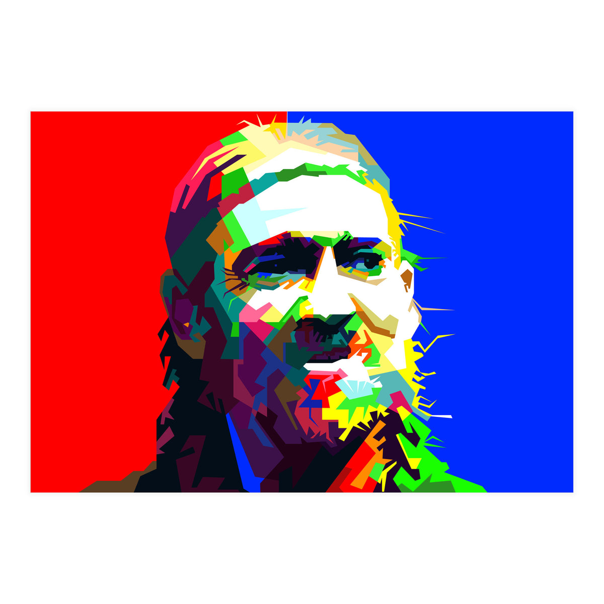 Willie Nelson Pop Art WPAP (Print Only)