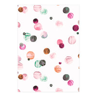 Polka Dots Watercolor Minimal Pink (Print Only)