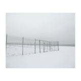 Fence in the Winter seascape (Print Only) thumbnail