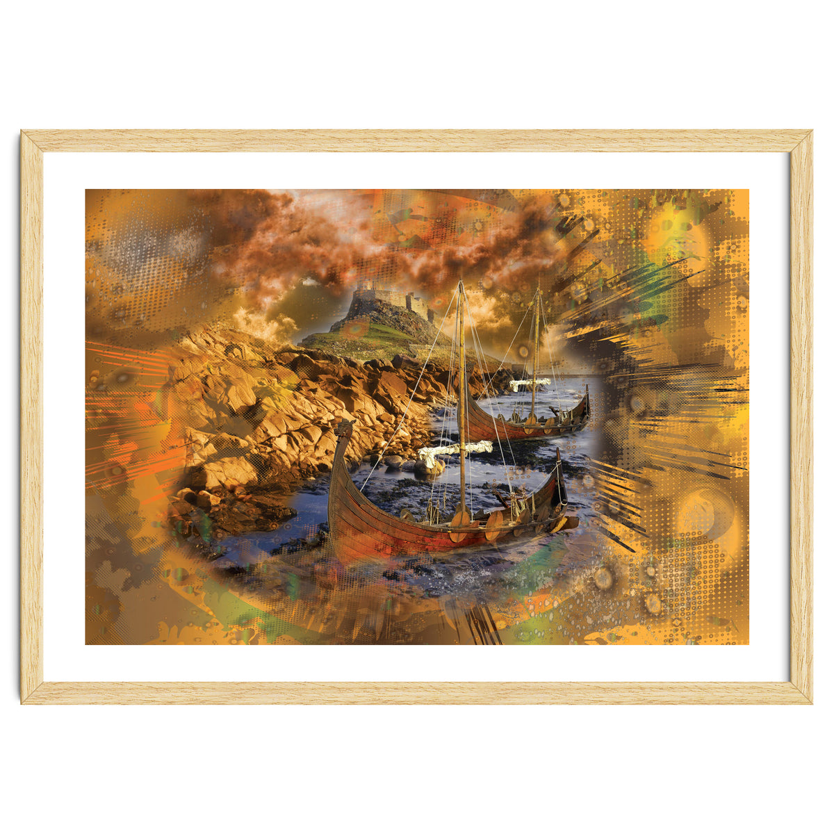 Lindesfarne Viking Raid 793 AD