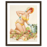 Beautiful Chubby Girl In The Garden thumbnail
