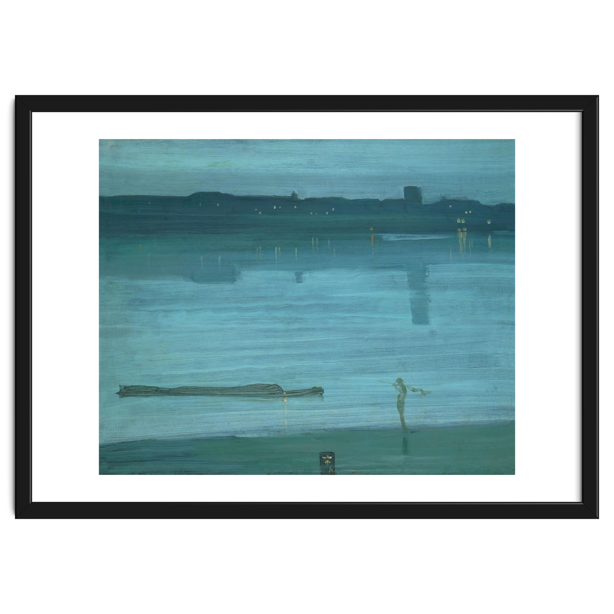 Nocturne, Blue and Silver: Chelsea, 1871 Canvas, 50,2 x 60,8 cm.