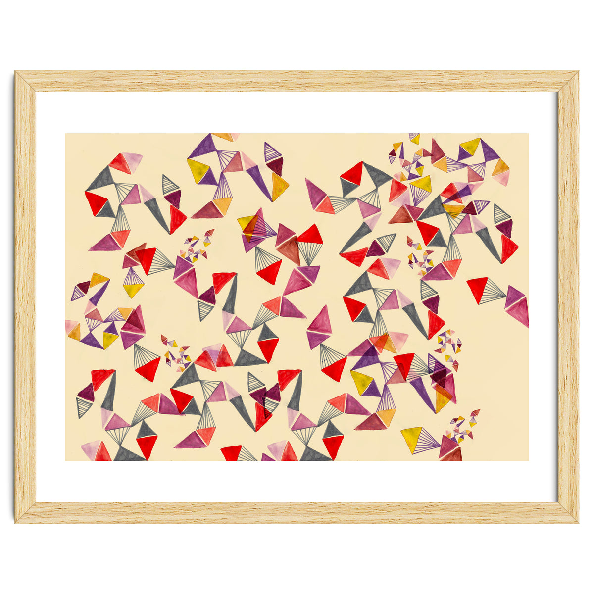 Watercolour Geometric Shapes