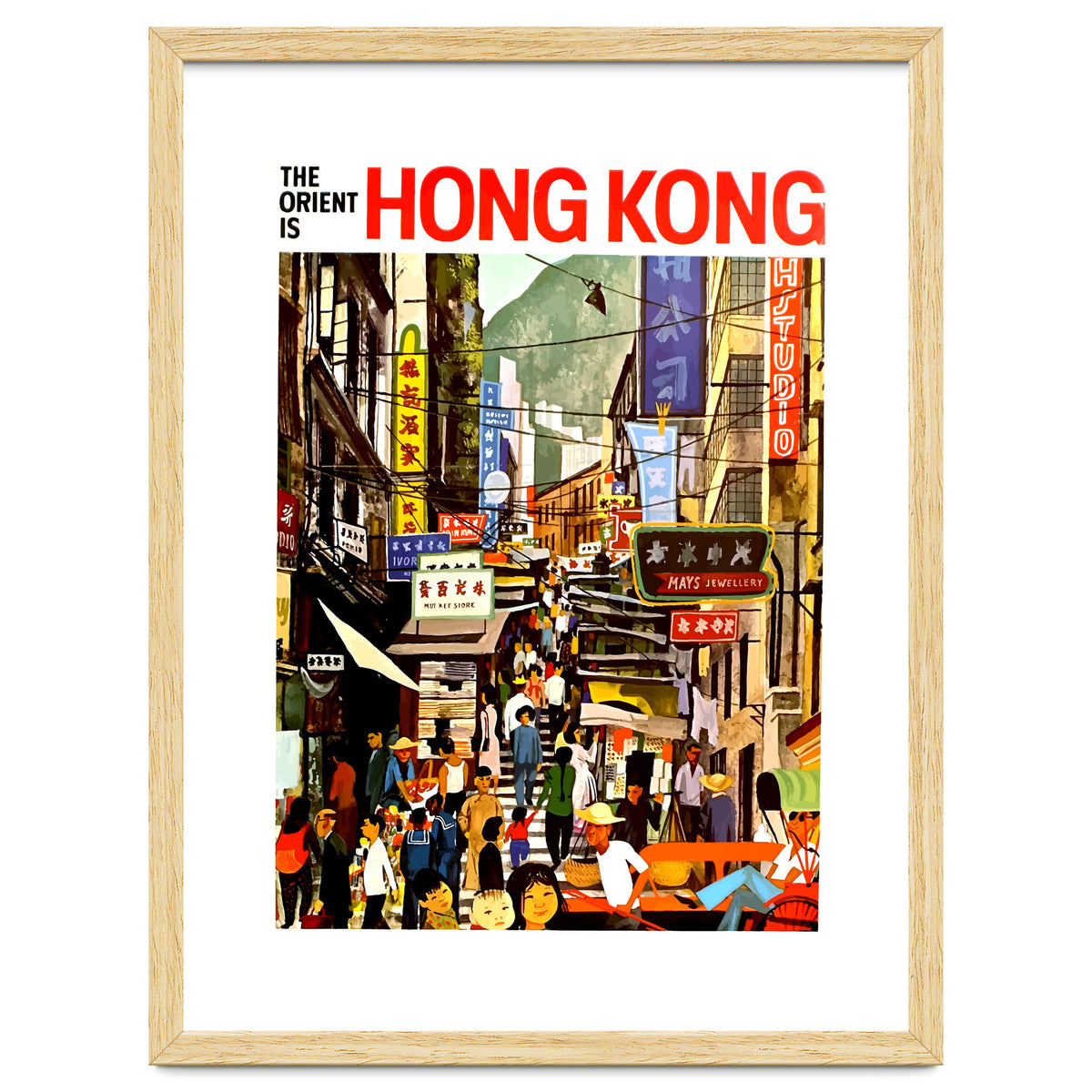 Hong Kong, in People Crowd