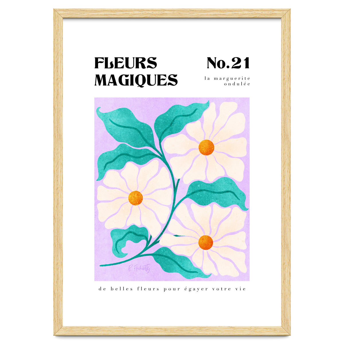 Magical Flowers No.21 Wavy Daisy