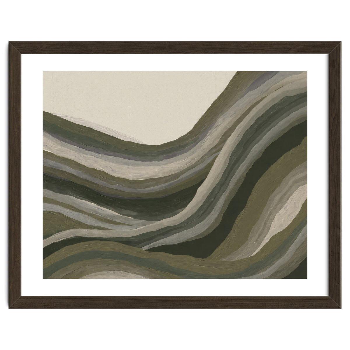 Moody Abstract Hills