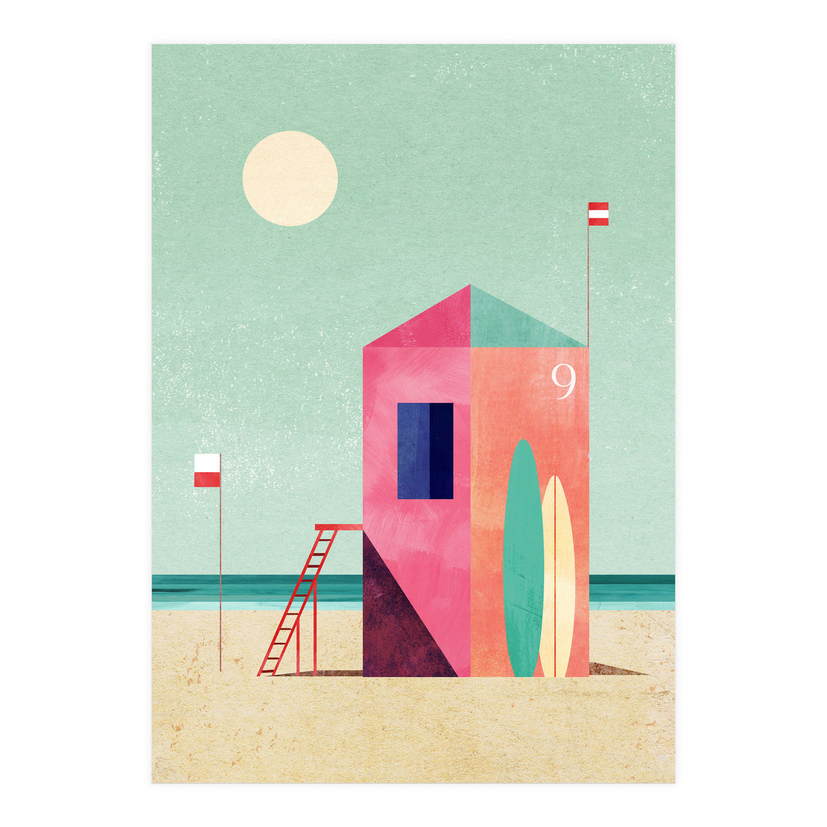 Surf Hut (Print Only)