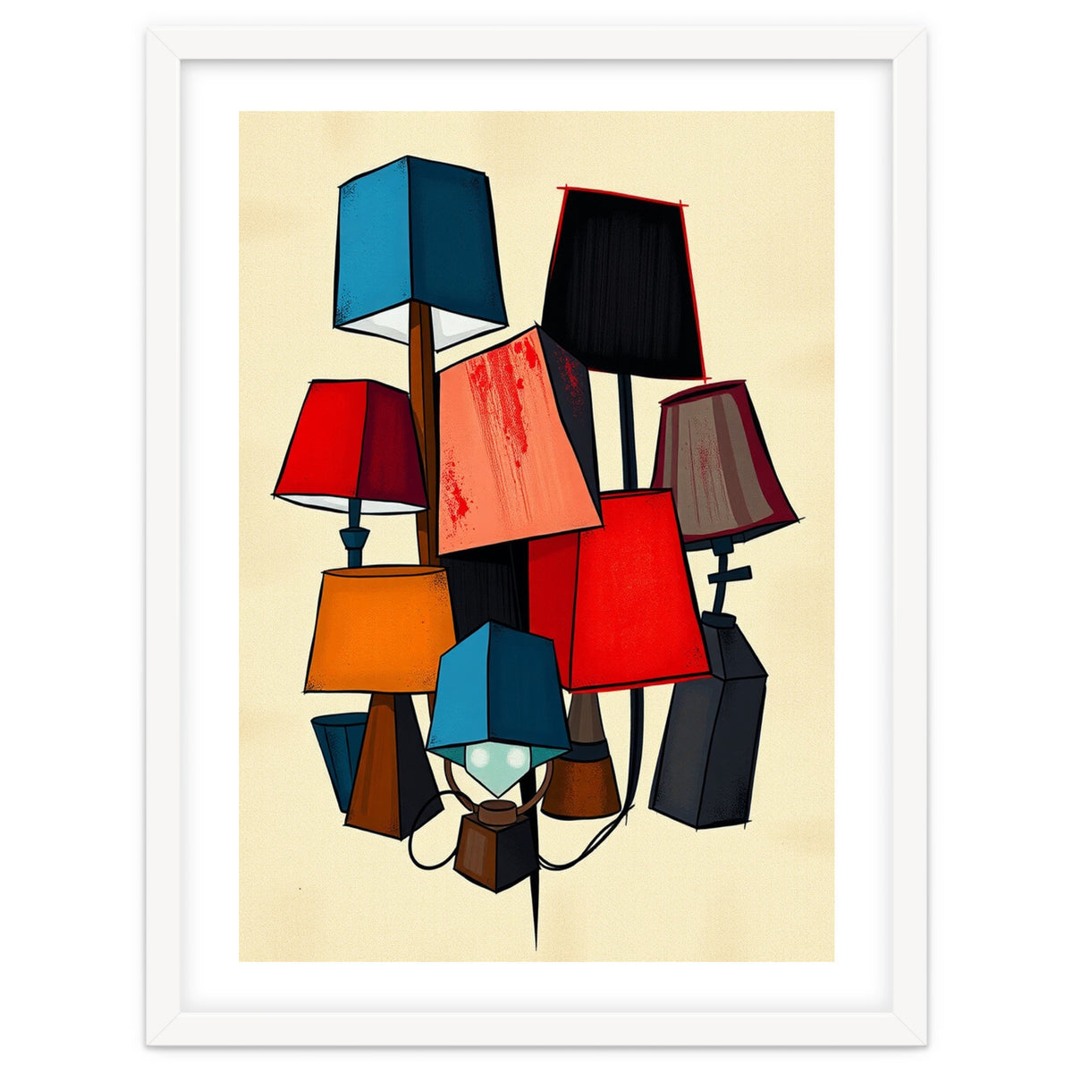 The Lamp Abstract Elegant