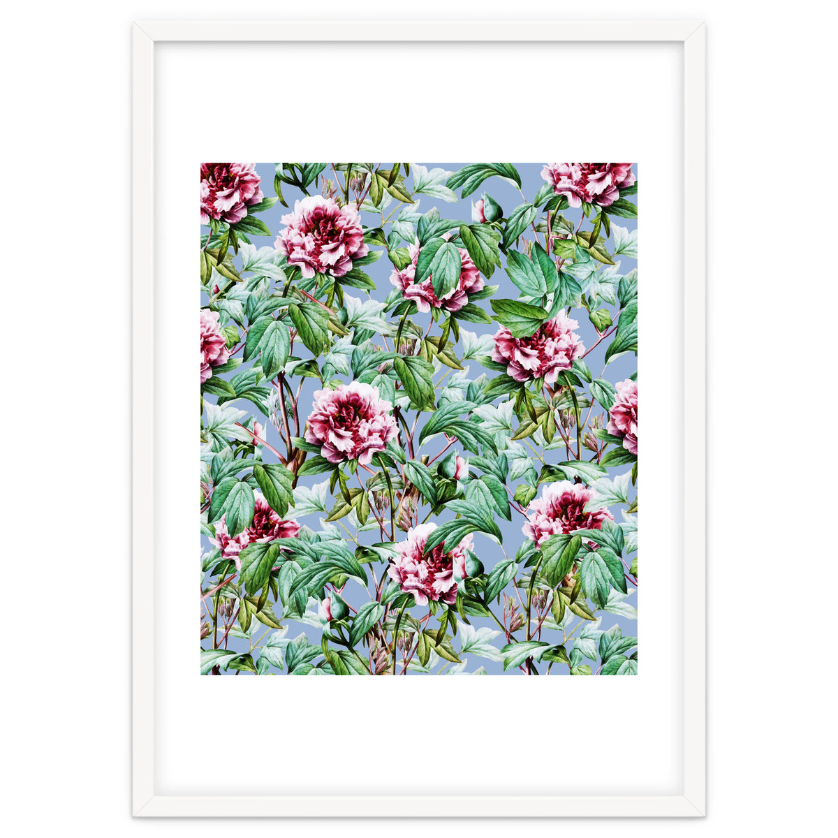 Frosty Florals #society6 #decor #buyart